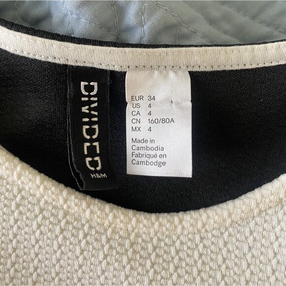 H&M Black and White Mini Dress - Picture 7 of 7